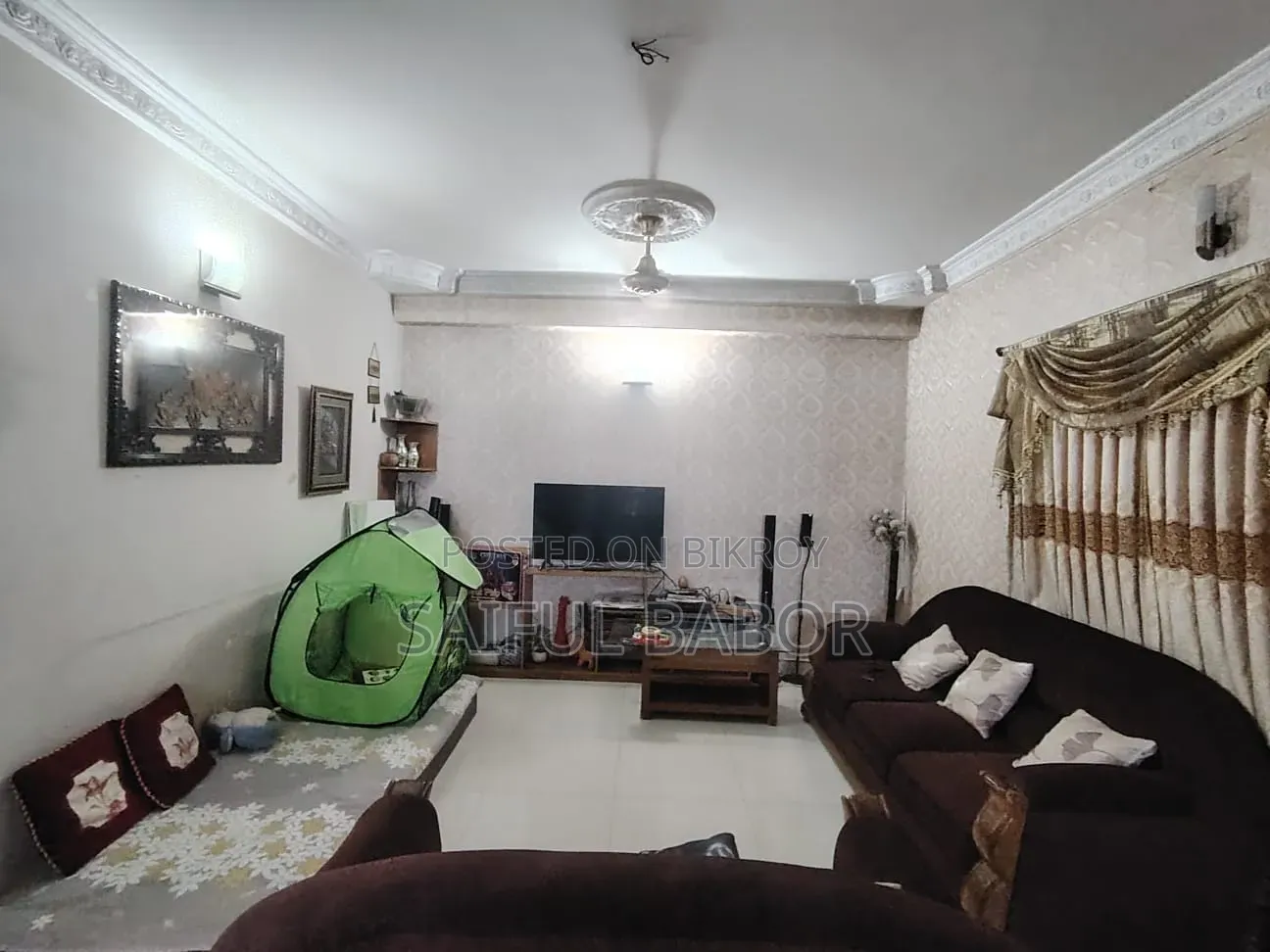 Furnished 3-bedroom Apartment in Mega Joy Villa, Mohammadpur for Sale