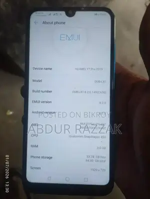 Huawei Y7 Prime 2019 64 GB Blue