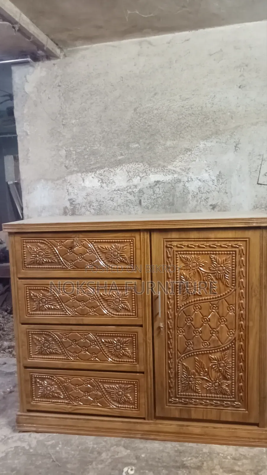 Wardrobe made of 100% original Chittagong Teak wood for sale