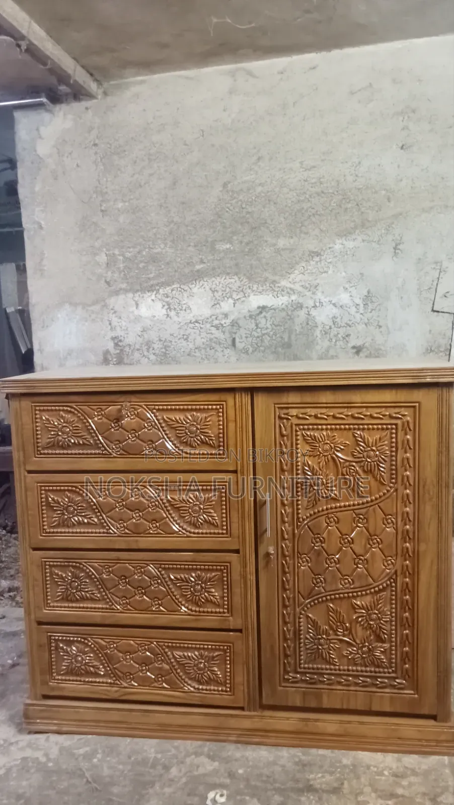 Wardrobe made of 100% original Chittagong Teak wood for sale