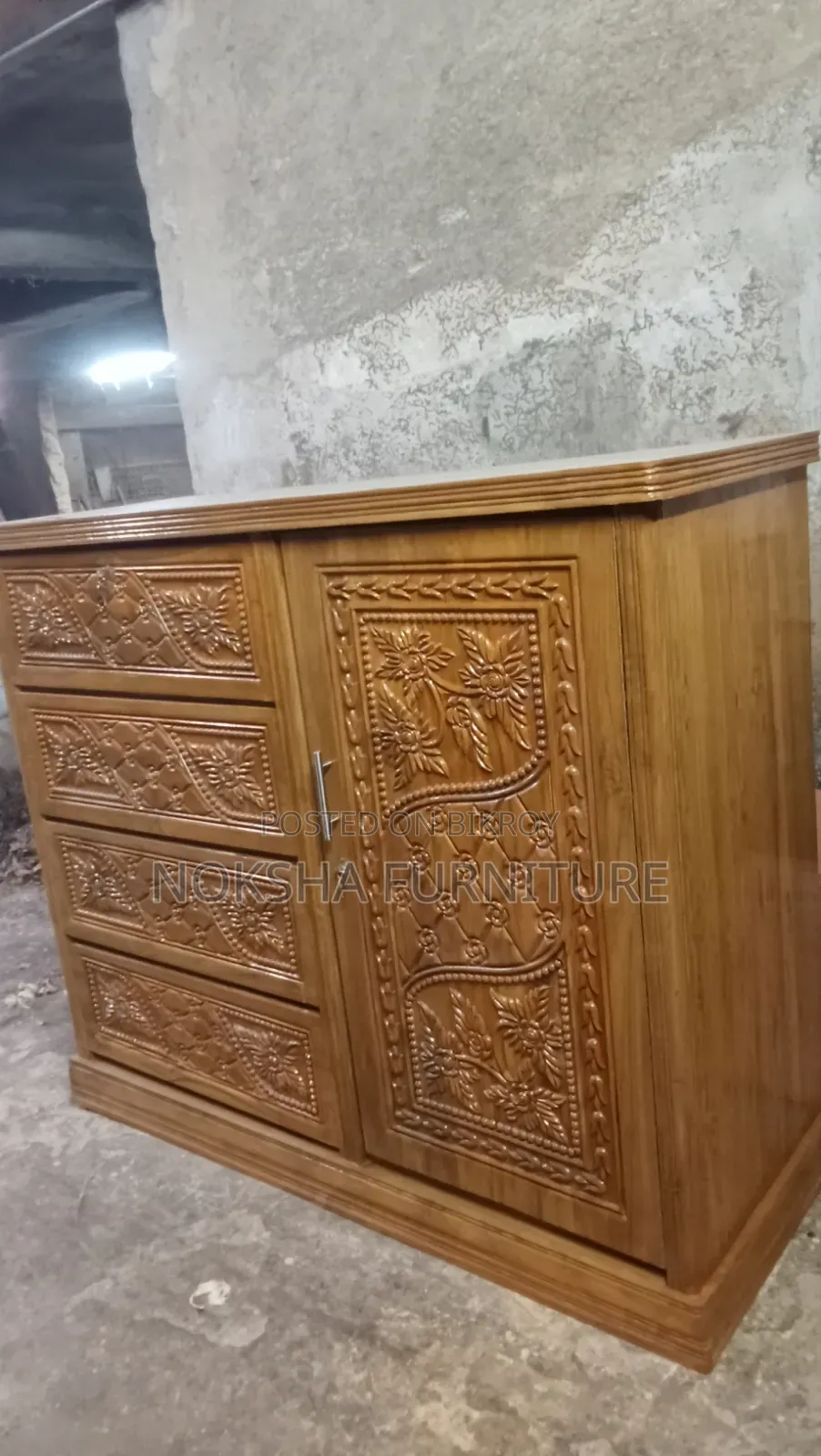 Wardrobe made of 100% original Chittagong Teak wood for sale