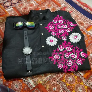 Hand-embroidered Panjabi
