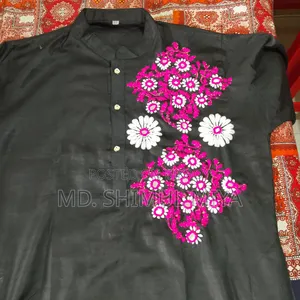 Hand-embroidered Panjabi
