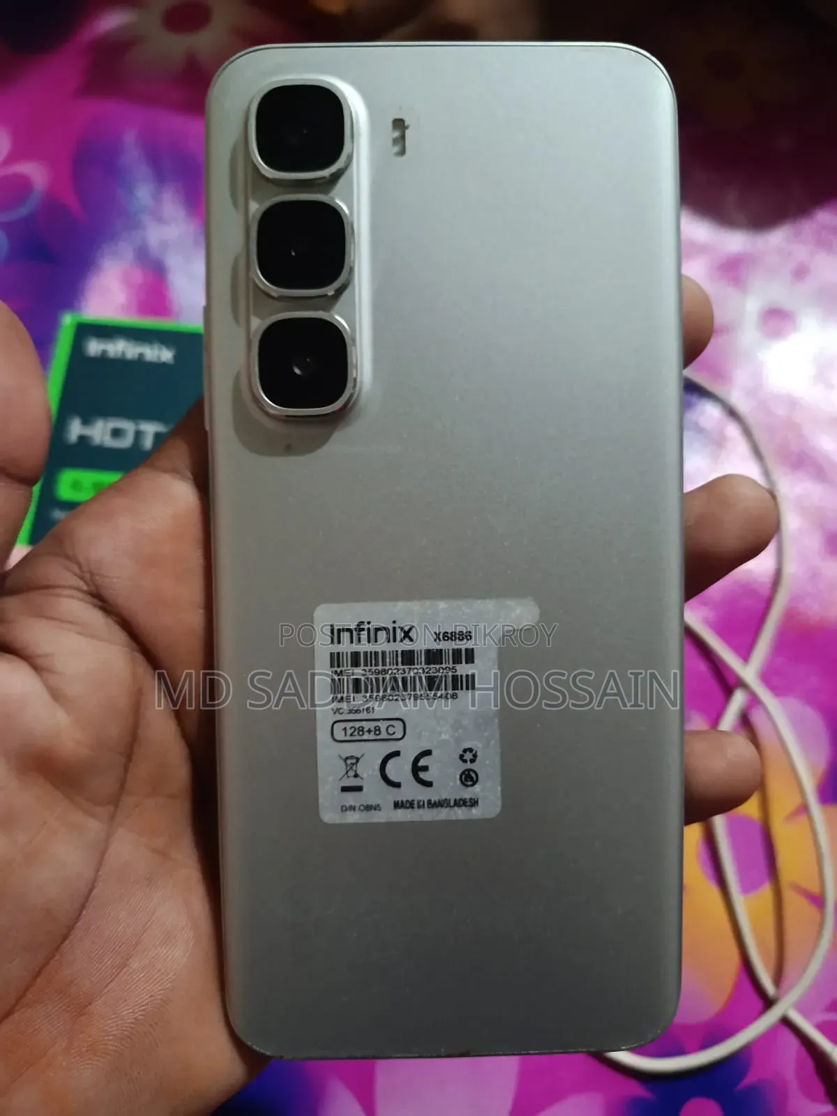 Infinix Hot 60 Pro+ 128 GB Silver