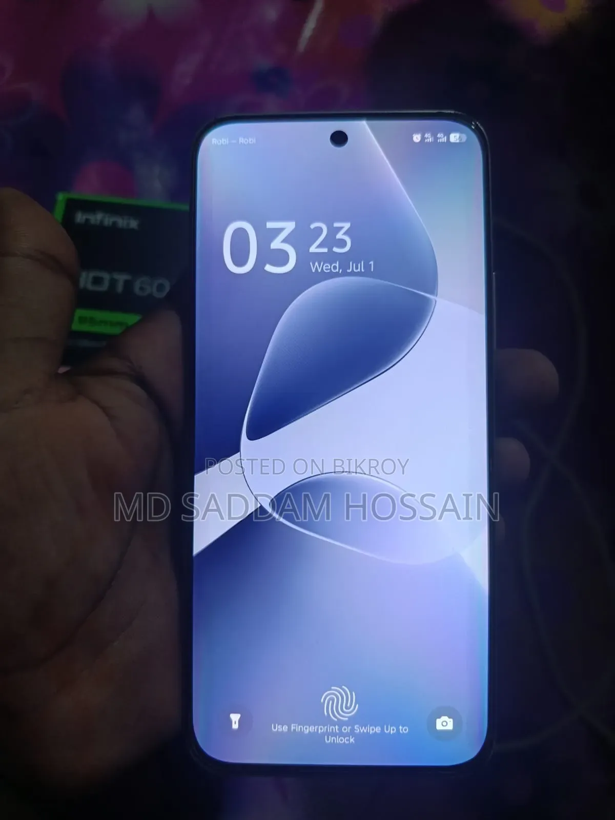 Infinix Hot 60 Pro+ 128 GB Silver