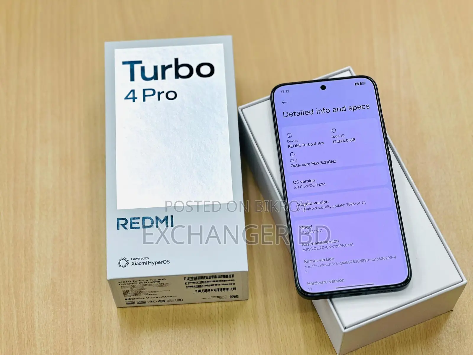 Xiaomi Redmi Turbo 4 Pro 256 GB Black