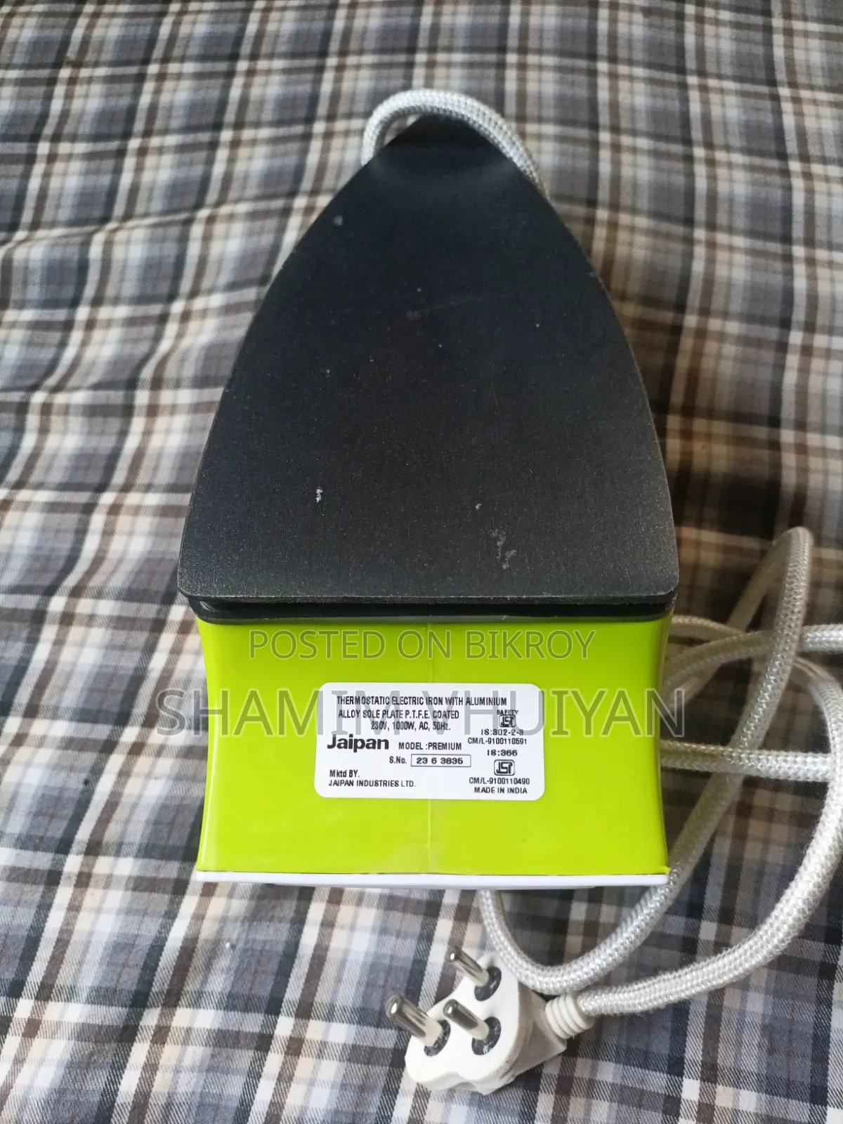 Brand New Jaipan Iron Made In India