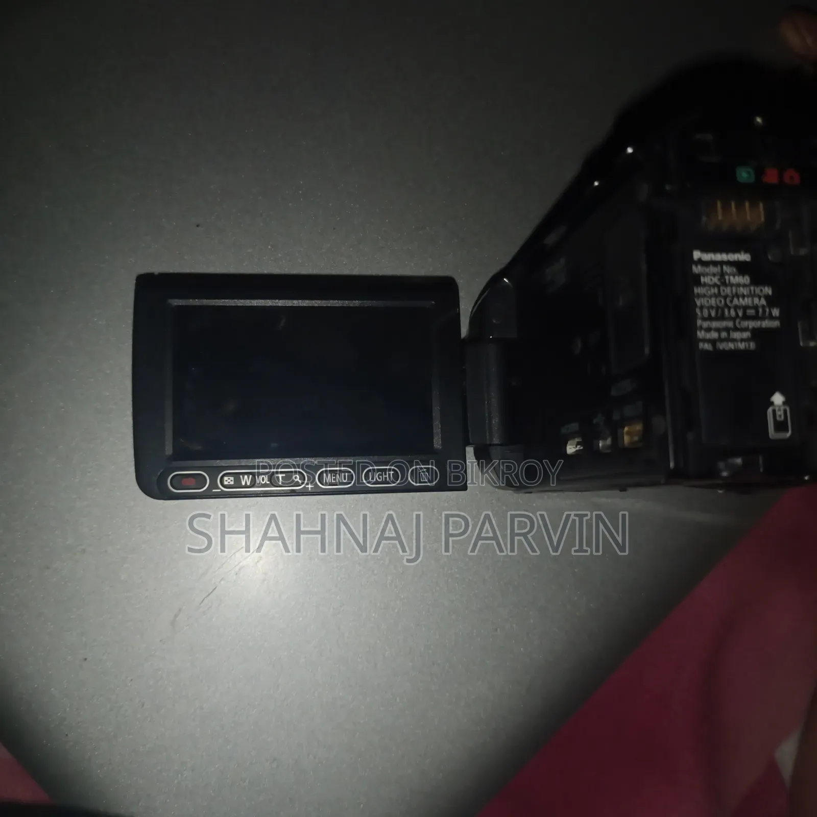 প্যানাসনিক ব্যবহৃত ক্যামেরা