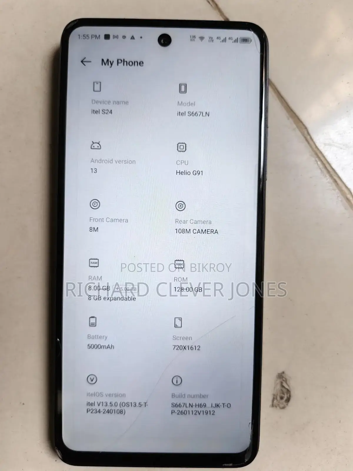 Itel S24 128 GB