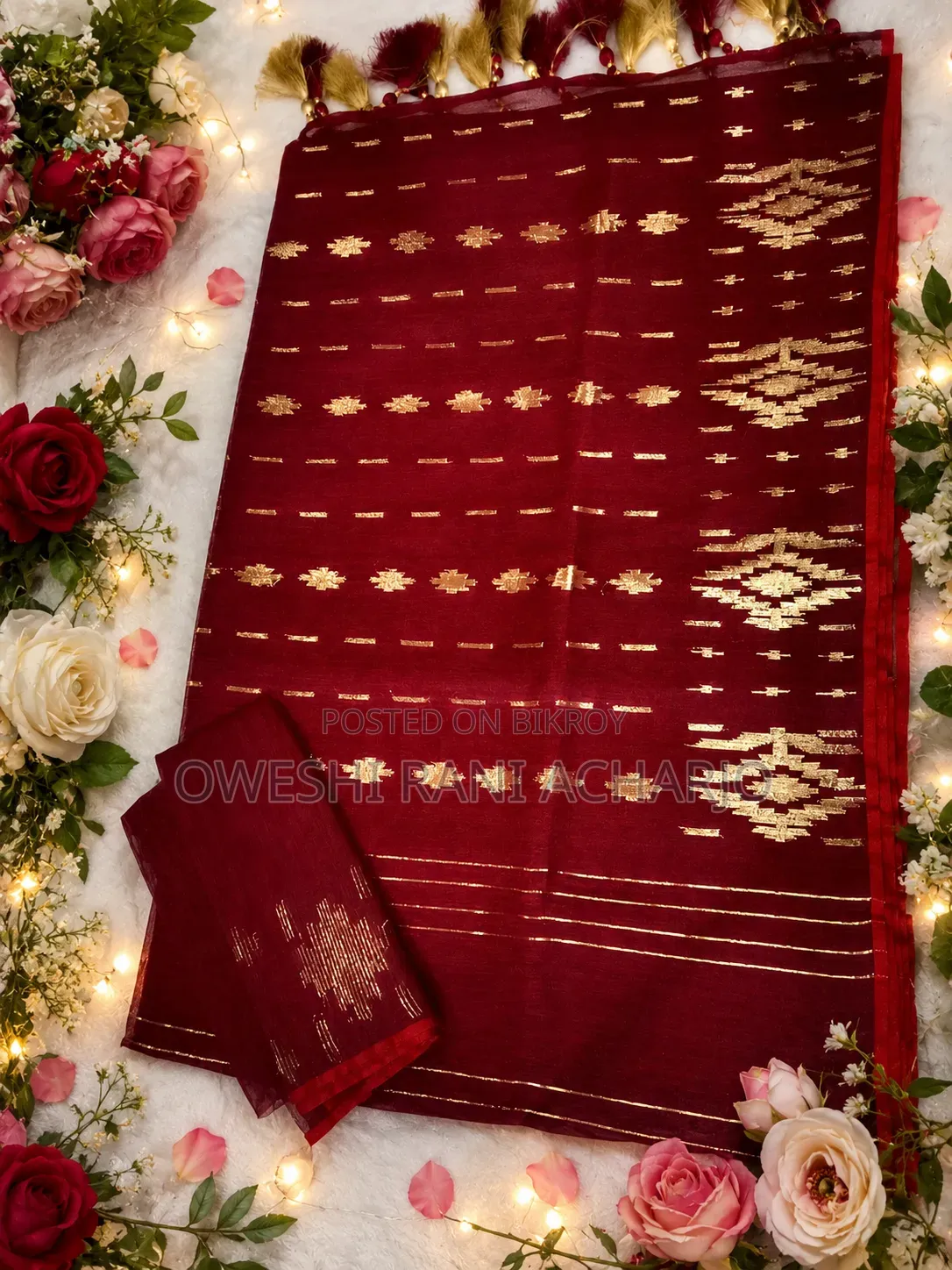 Budget Friendly Authentic Handloom Dhakai Jamdani