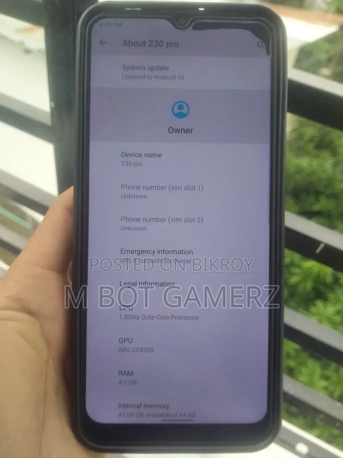 Symphony Z30 Pro 64 GB Blue