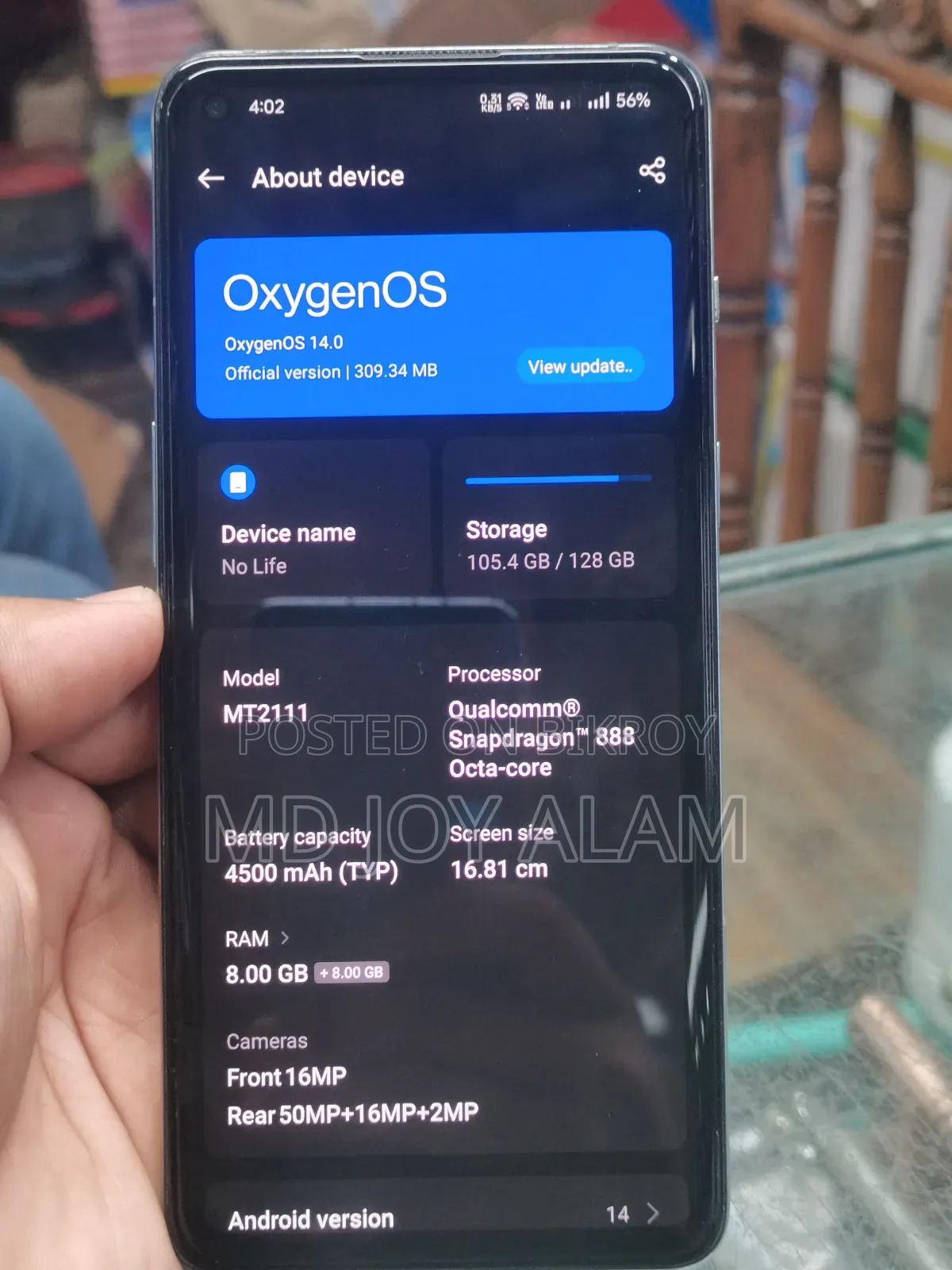 OnePlus 9RT 5G 128 GB Silver