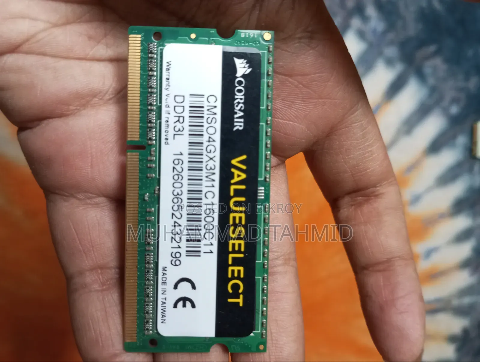 Corsair 4 Gb Laptop Ram