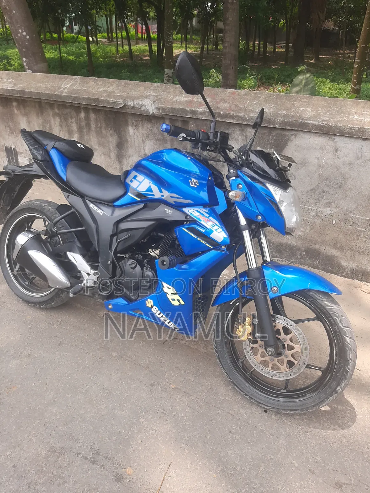 Suzuki Gixxer Monotone 2018 Blue