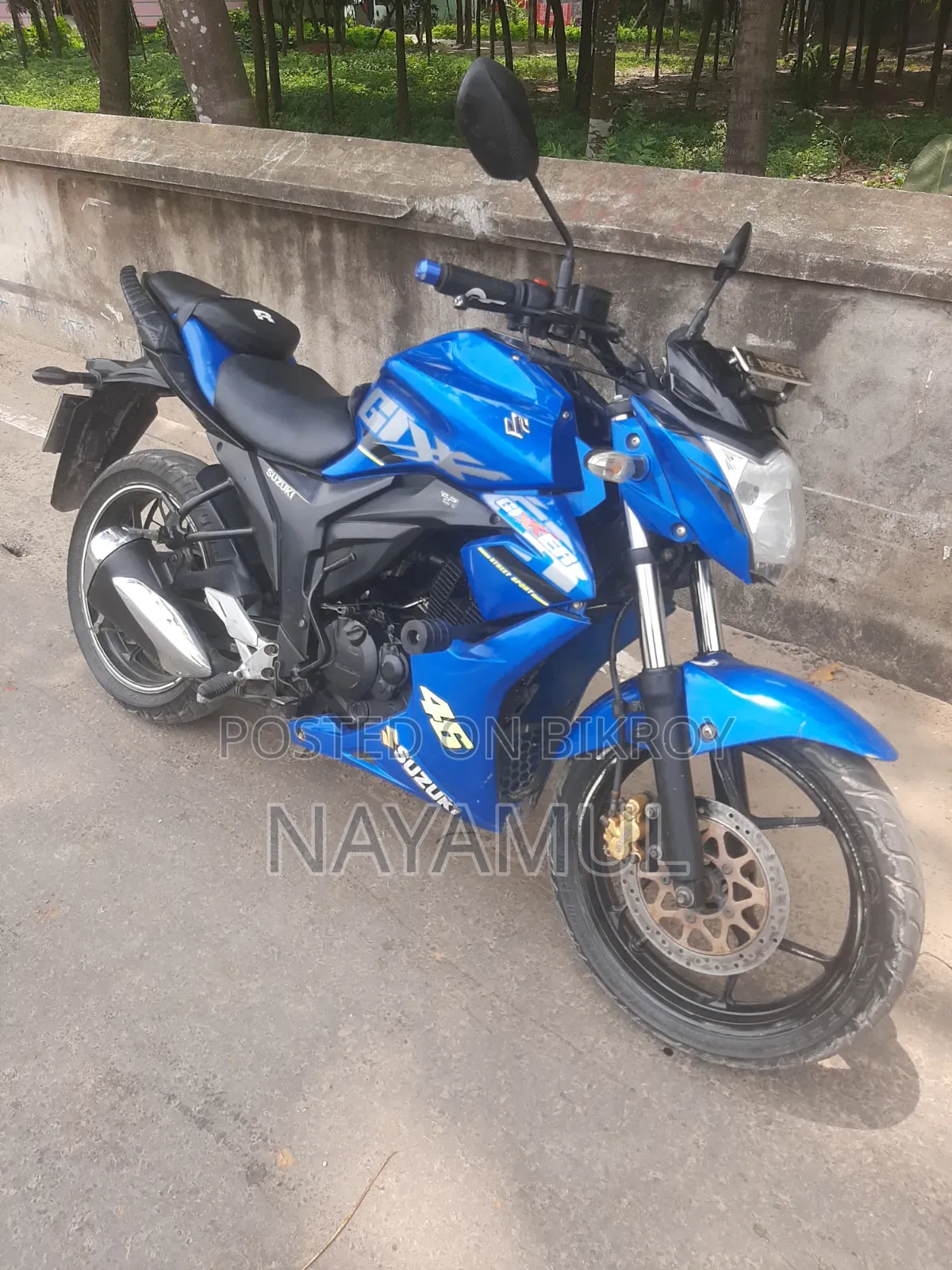 Suzuki Gixxer Monotone 2018 Blue