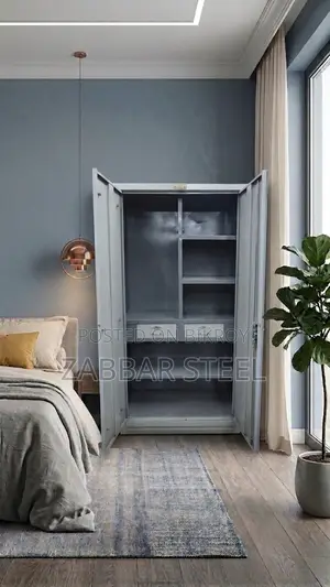 Zabbar Steel's Elegant 2-Door Almirah