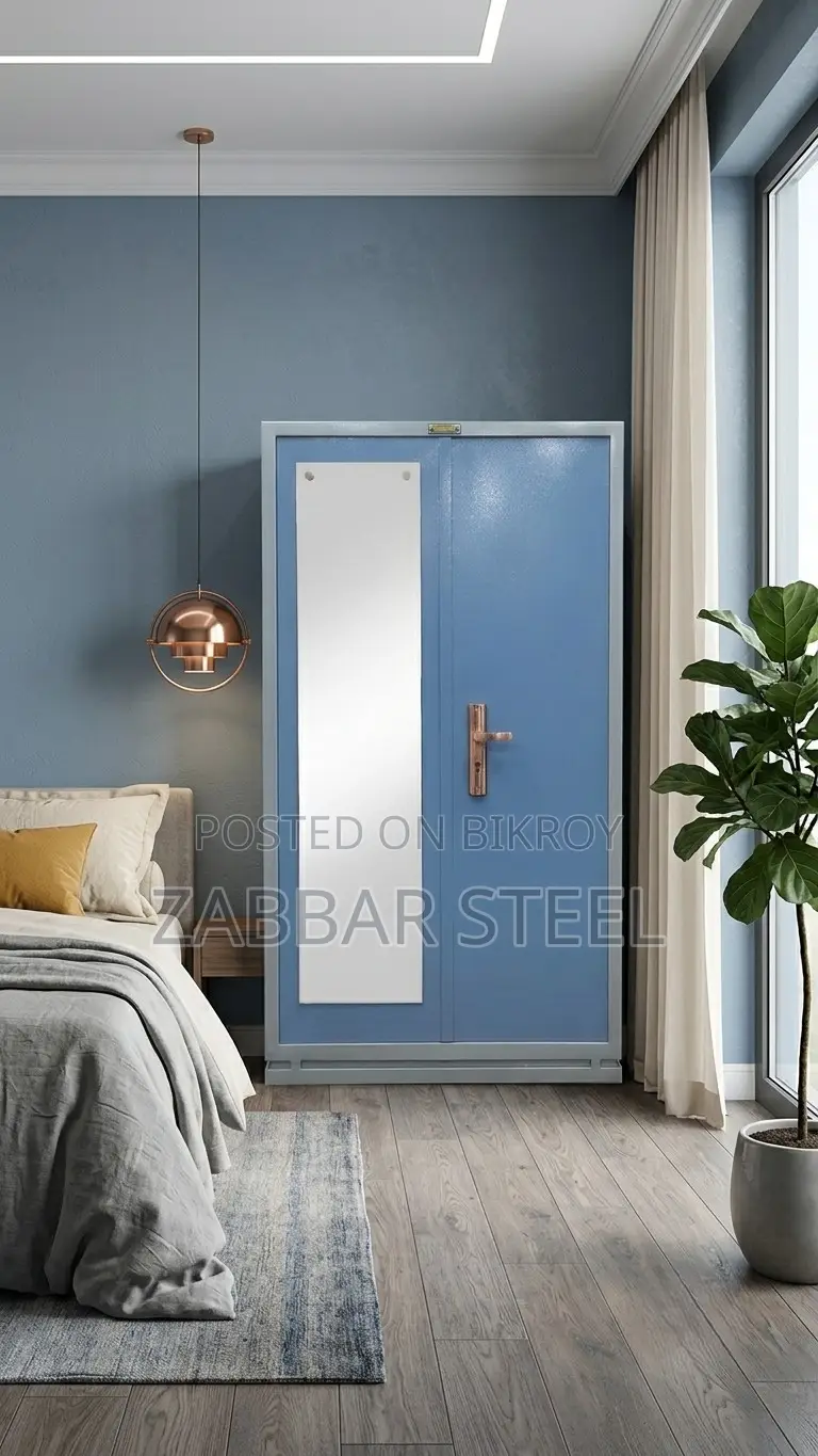 Zabbar Steel's Elegant 2-Door Almirah