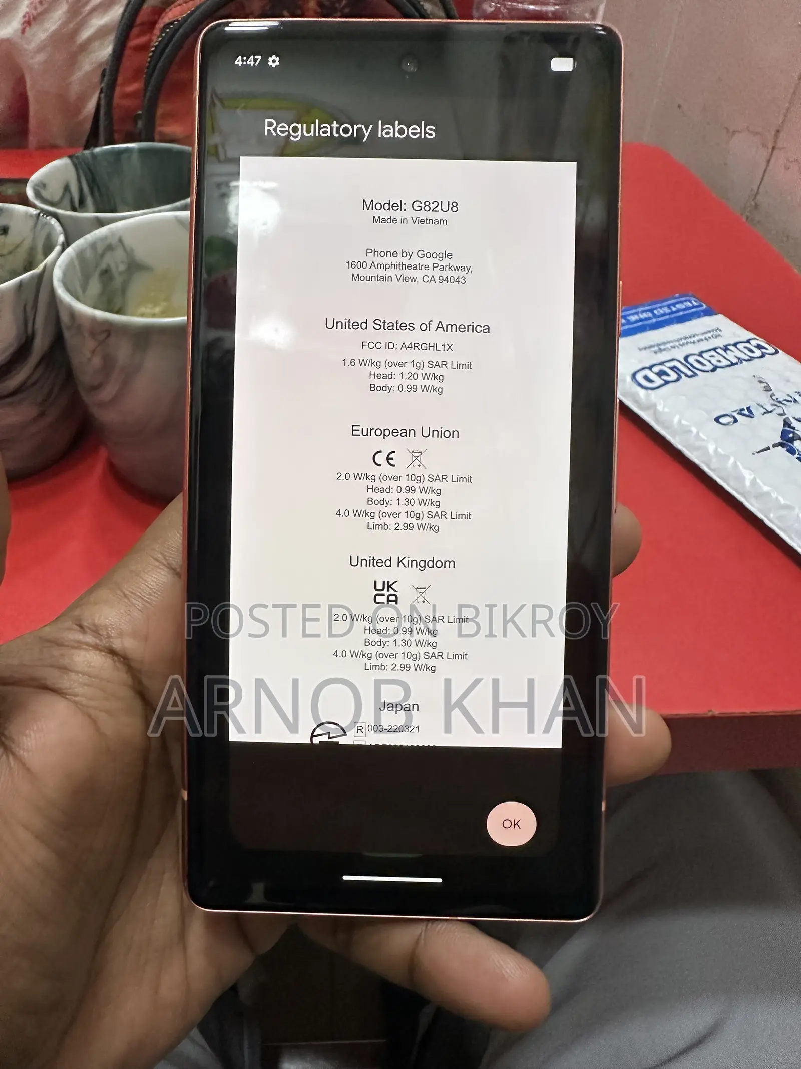 Google Pixel 7a 128 GB Bronze