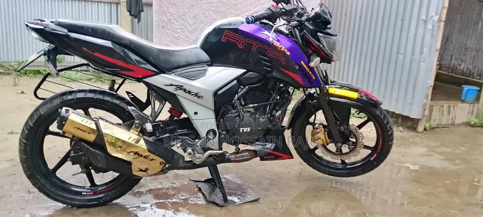 TVS Apache 160 4V 2021 Black