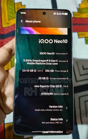 iQOO 256 GB White