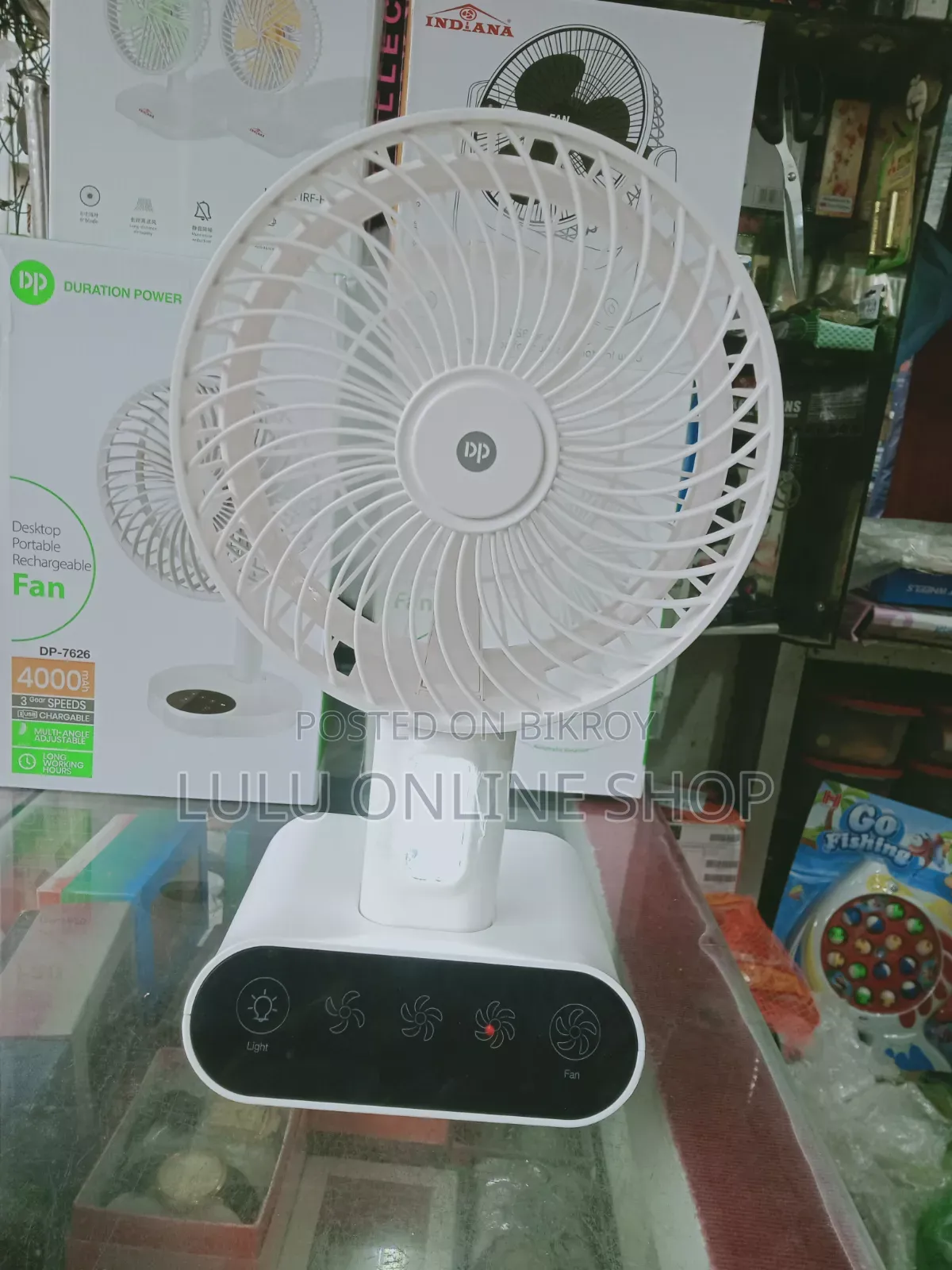 Dp Desktop Rechargeable Fan
