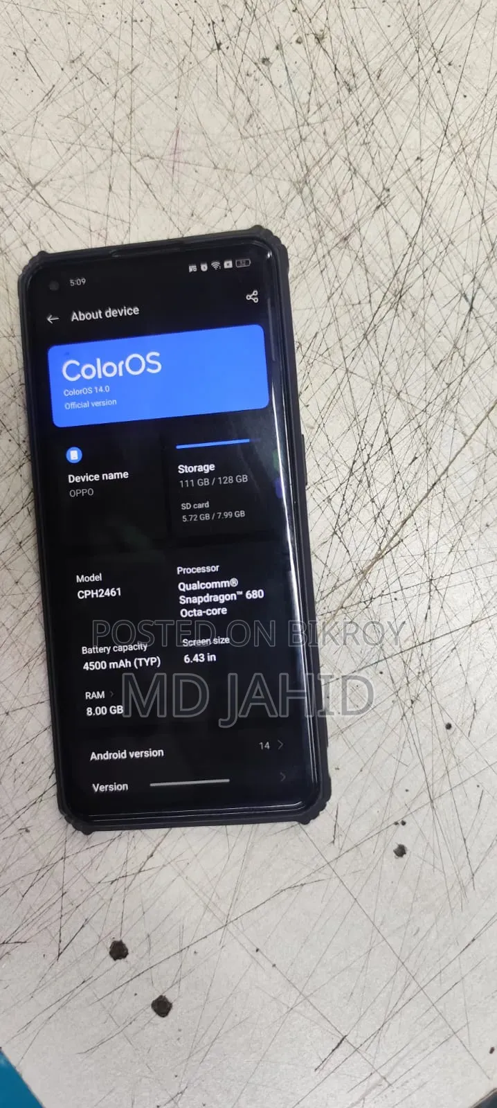 ওপ্পো এফ২১ প্রো ১২৮ জিবি ব্ল্যাক