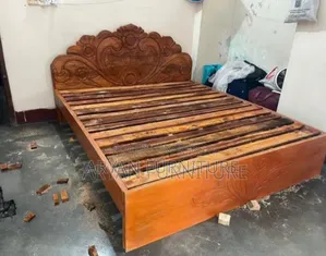 ফিক্সড প্রাইস সলিড উড বেড বিগ সাইজ ফ্রি ডেলিভারি নো অ্যাডভান্স