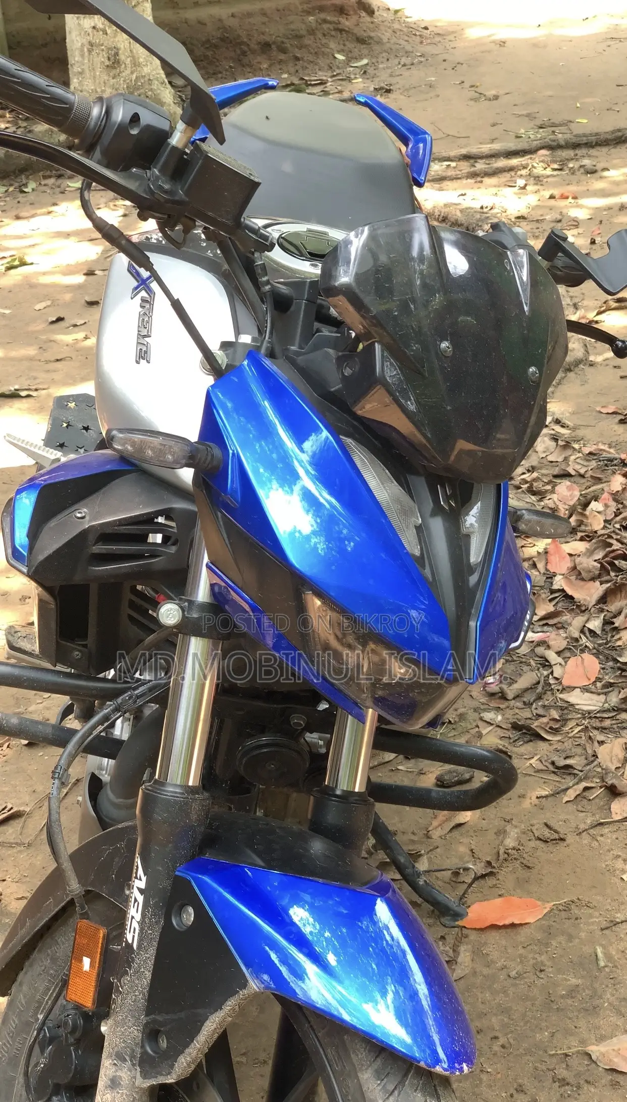 নতুন Hero Xtreme 125R 2025 নীল