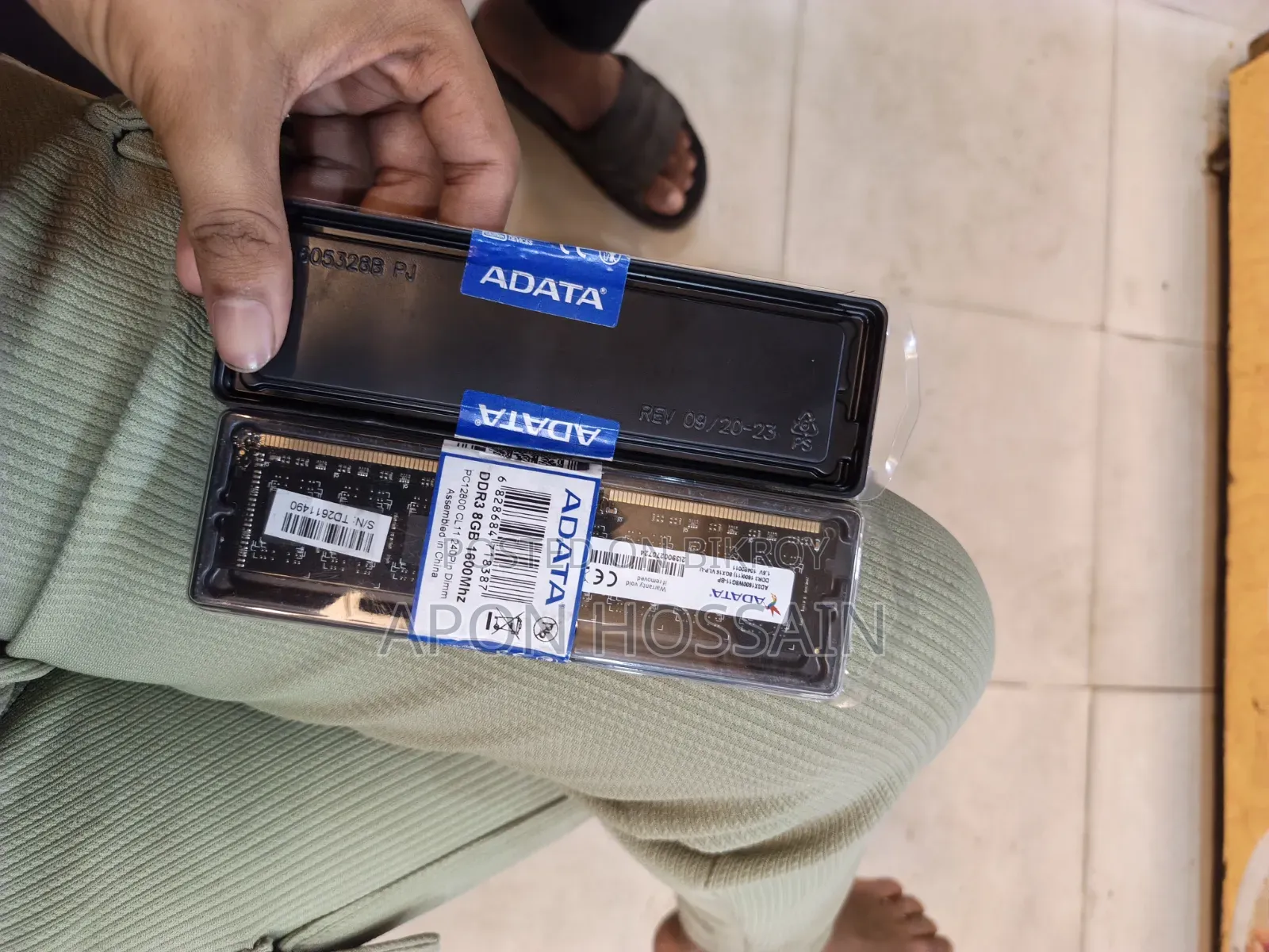 Adata Ddr3 8gb Ram Card 1600hz