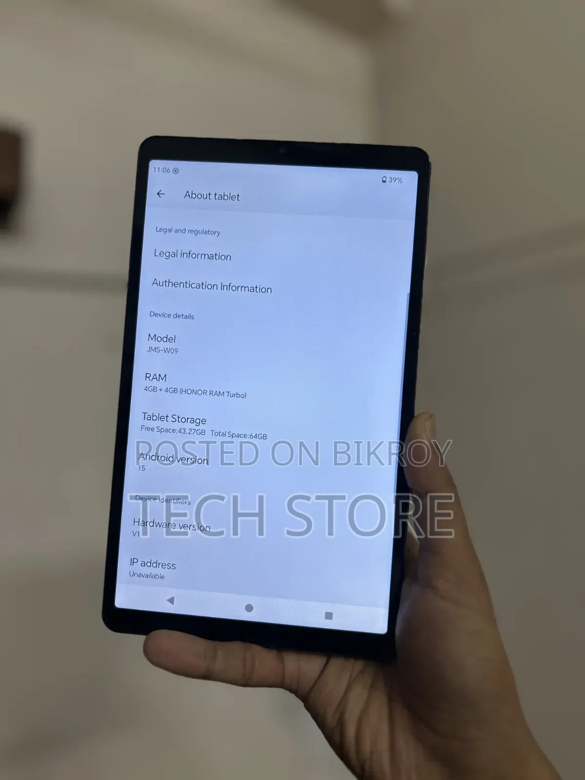 Honor Pad X7 64 GB Gray