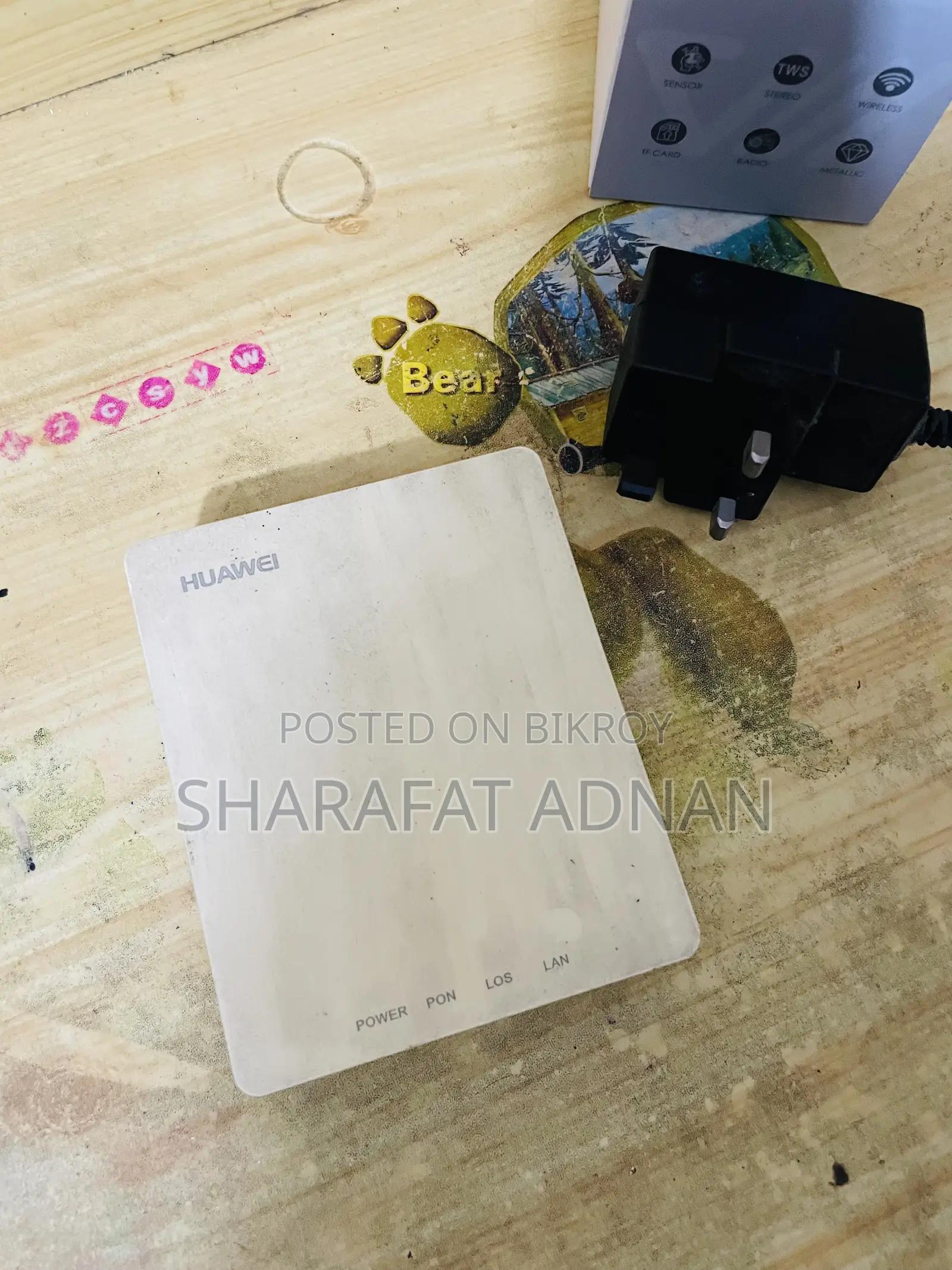 ডি-লিংক রাউটার এবং হুয়াওয়ে ওএনইউ