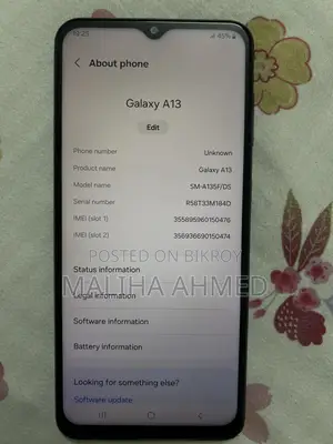 Samsung Galaxy A13 128 GB Black