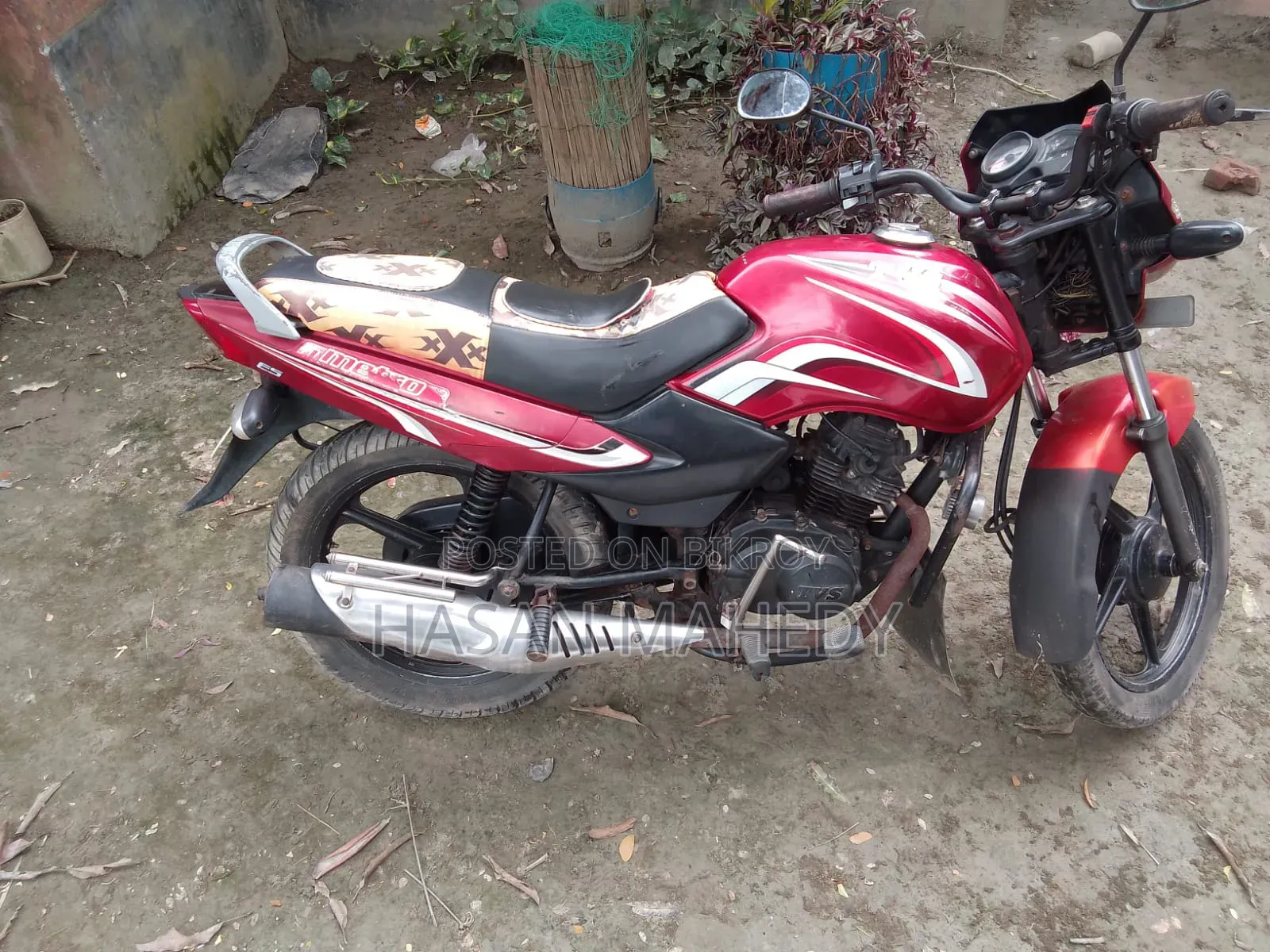TVS Metro 2017 Red