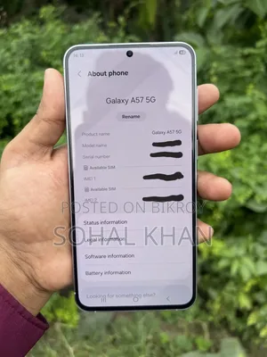Samsung Galaxy A57 256 GB White