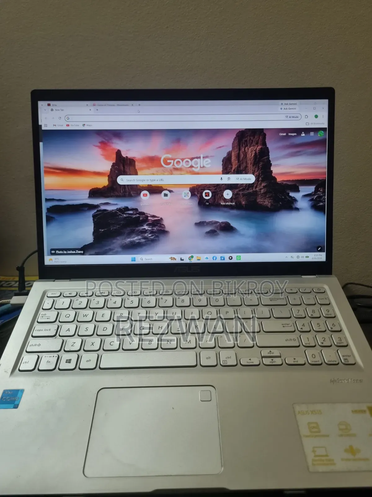 Laptop Asus VivoBook X540SA 4GB Intel Core i3 HDD+SSD 1T