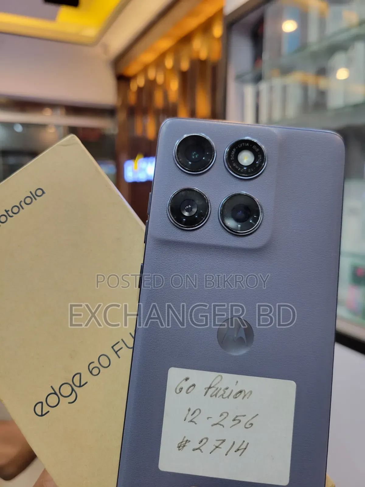 Motorola Edge 60 Fusion 256 GB Gray