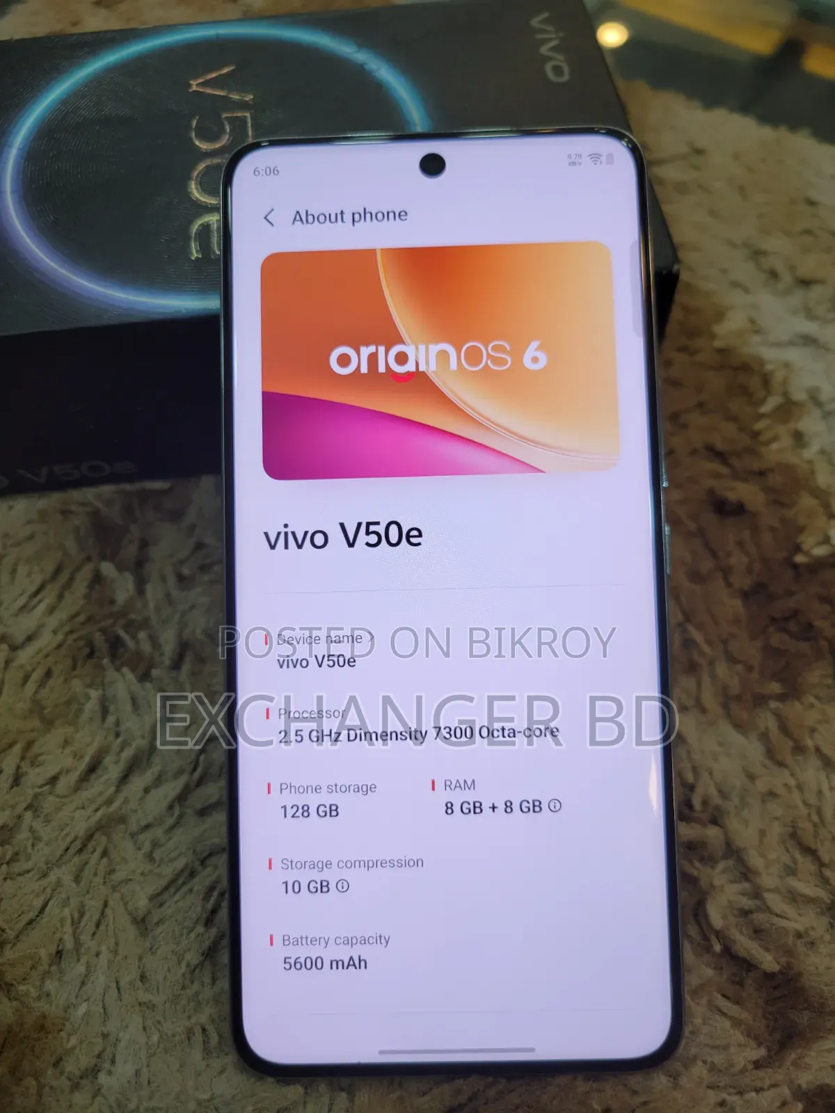 Vivo V50e 128 GB White