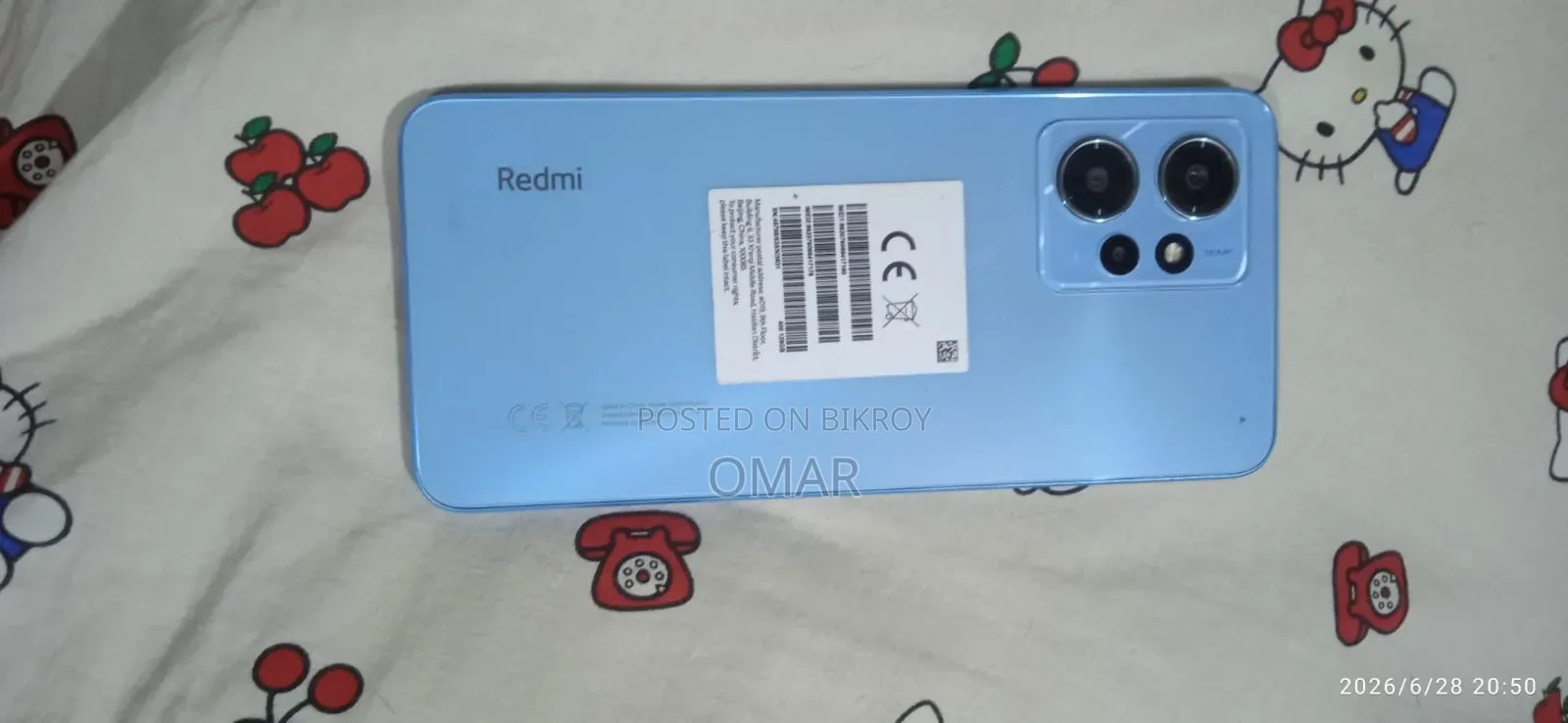 Xiaomi Redmi Note 12 128 GB Blue