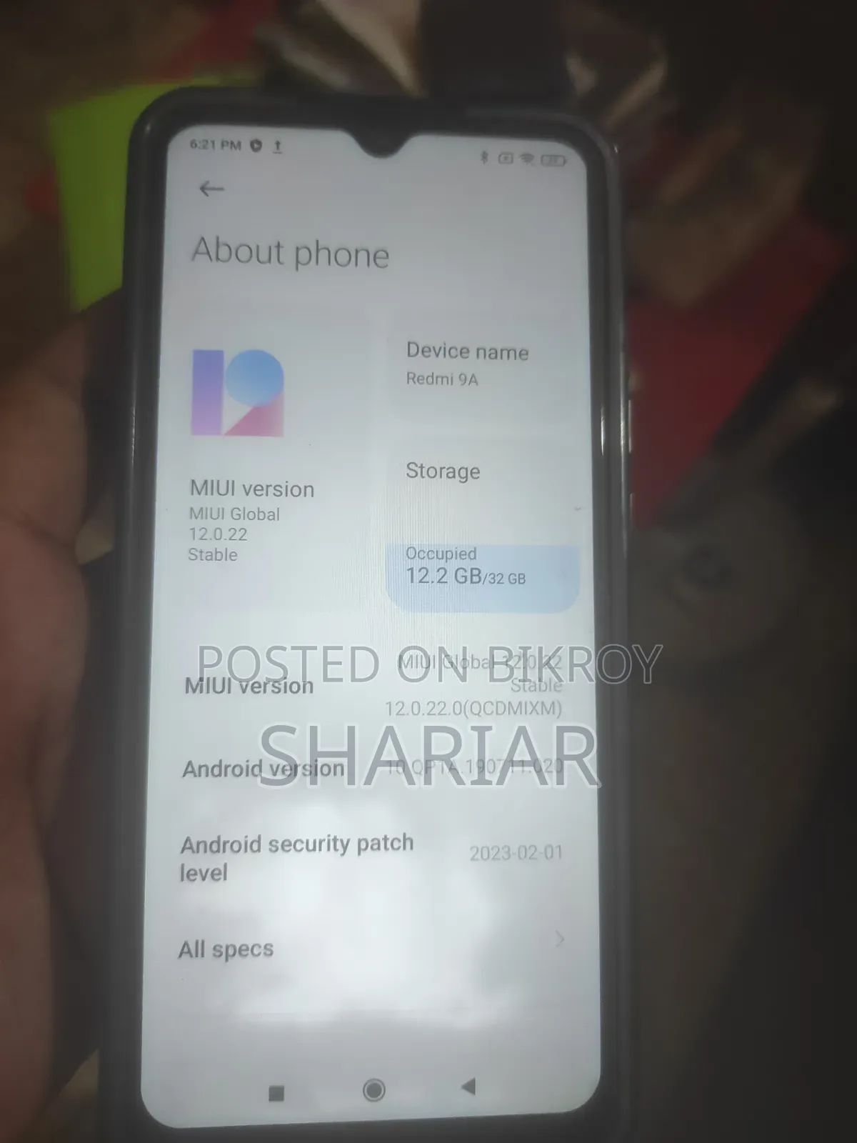 Xiaomi Redmi 9A 32 GB Black