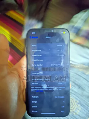 Apple iPhone X 64 GB Black