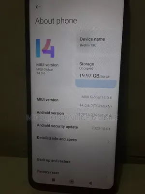 Xiaomi Redmi 13C 256 GB Black