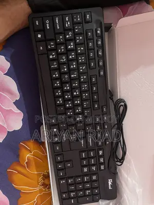 Pc Power 602 Wired Black Standard Office Keyboard With Bangla
