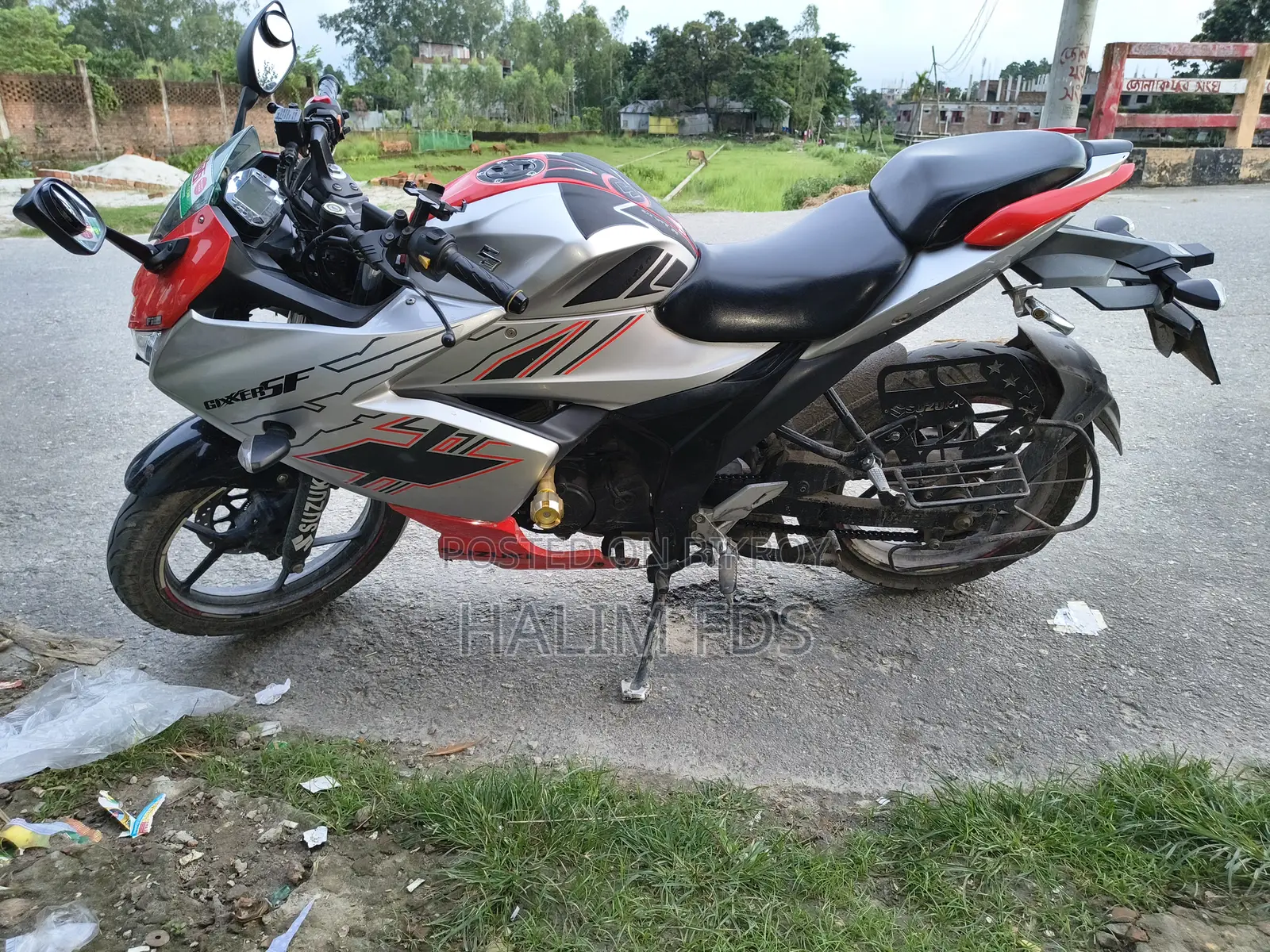 Suzuki Gixxer Fi ABS 2024 Orange