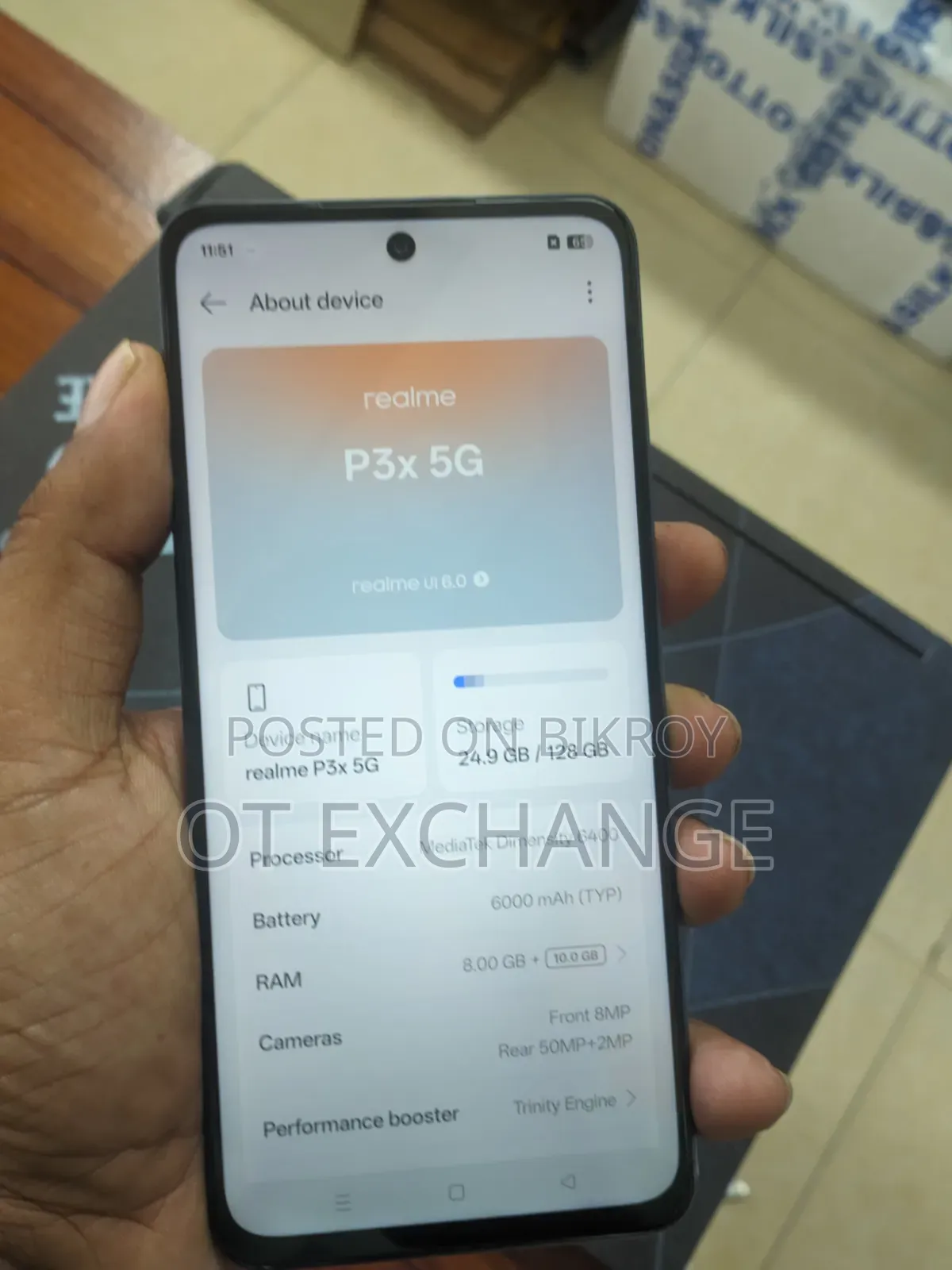 Realme 128 GB Blue