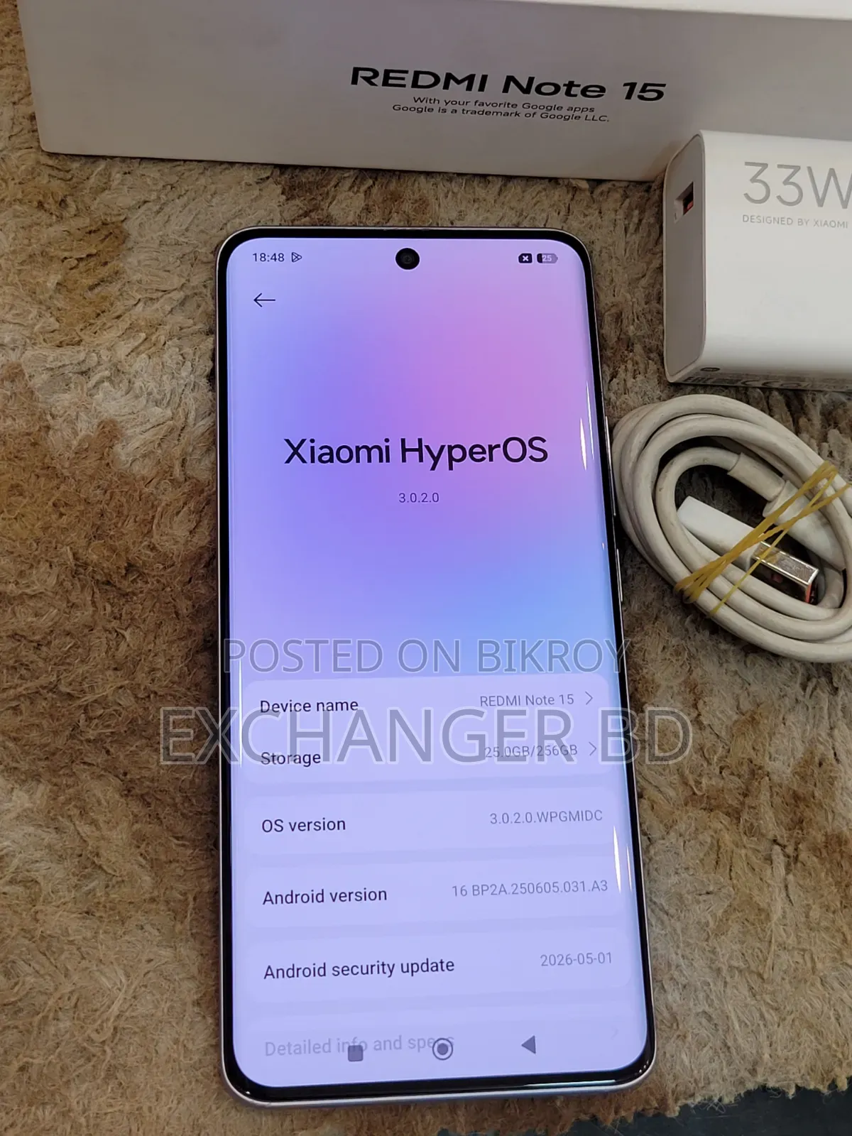 Xiaomi Redmi Note 15 256 GB Silver