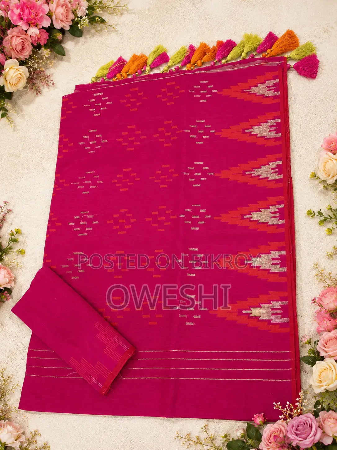 Budget Friendly Authentic Handloom Dhakai Jamdani