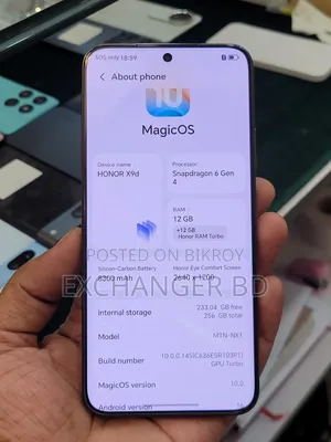 Honor X9d 256 GB Black