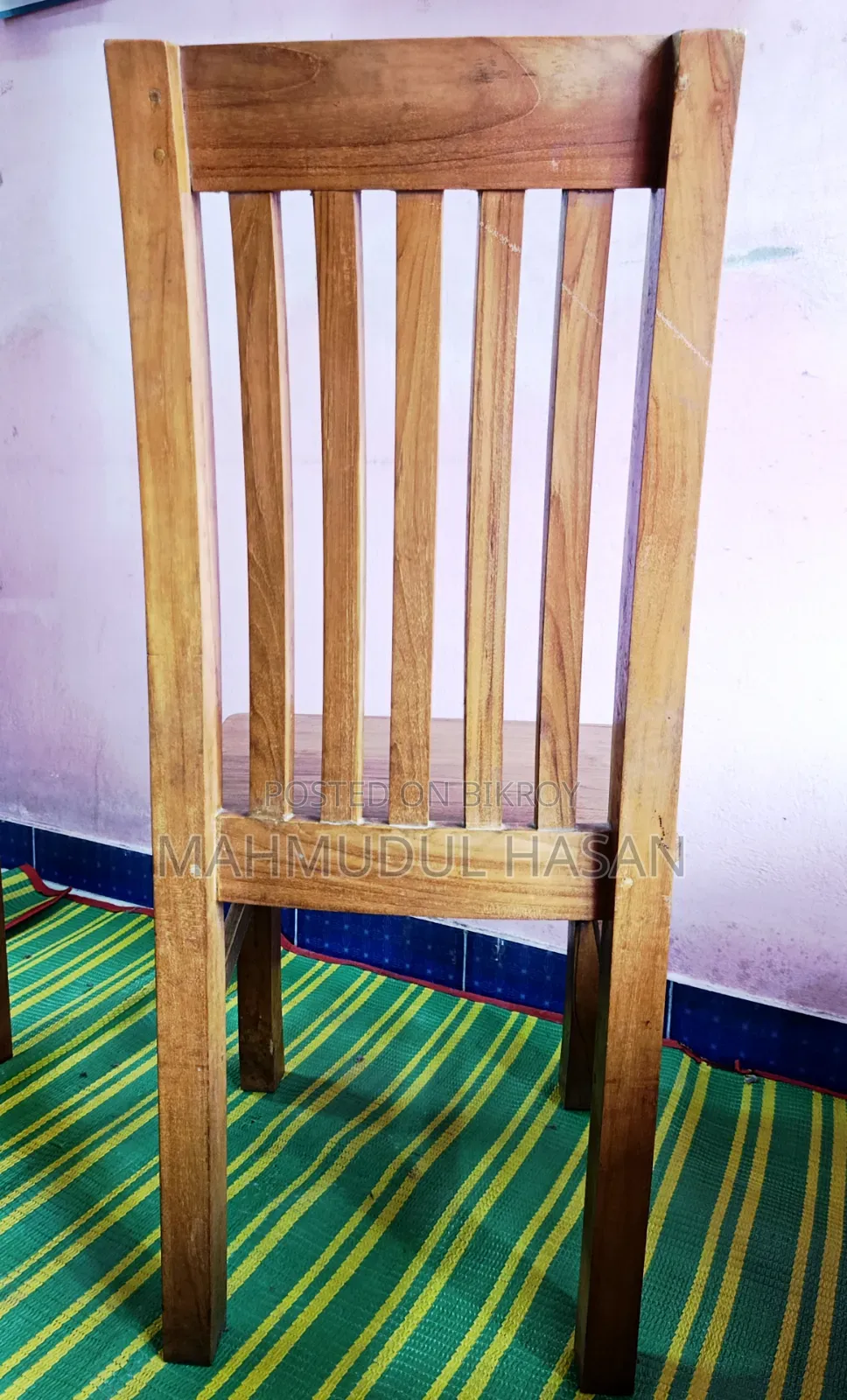 6 Pure Teak Wood Chairs for Sale