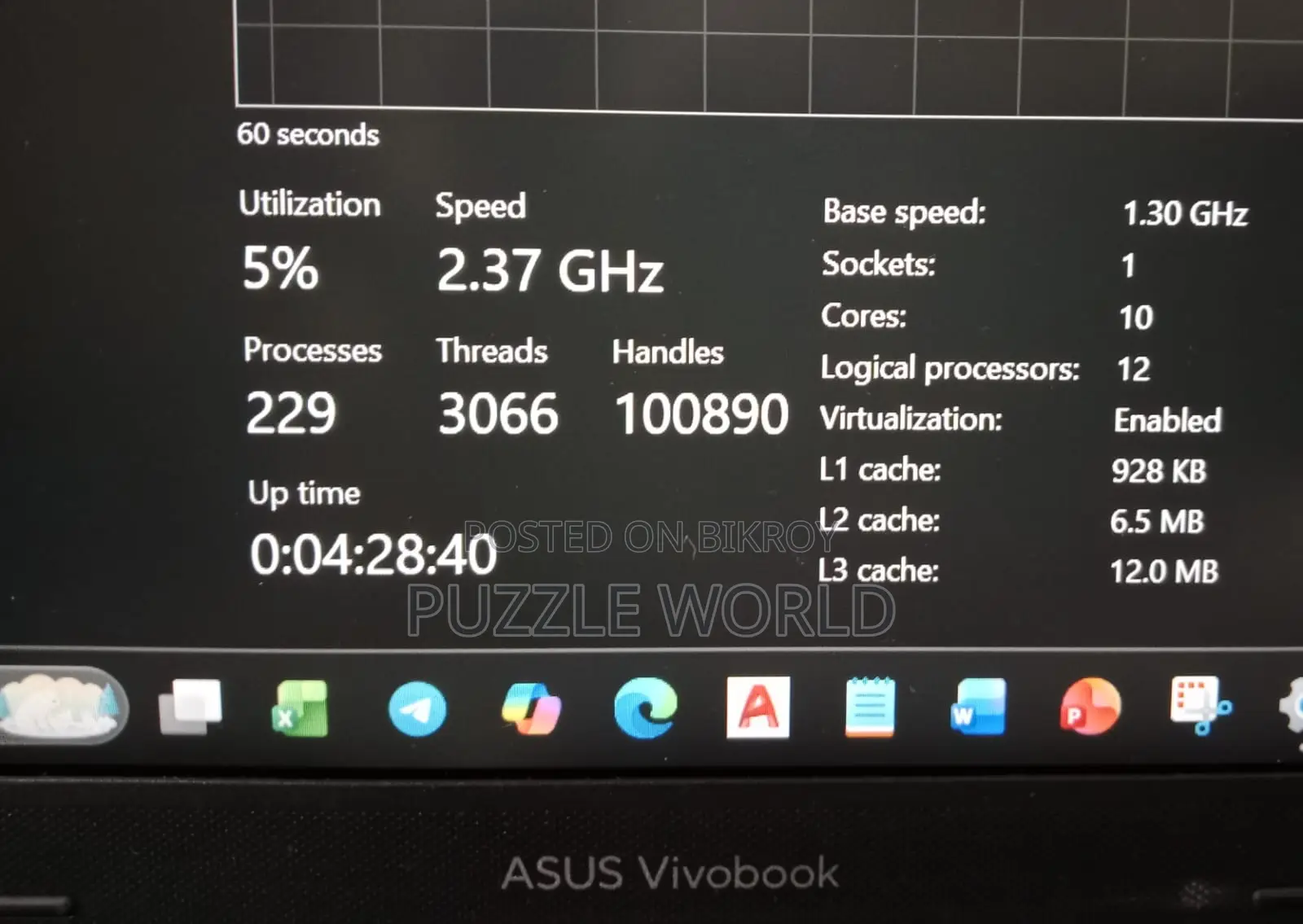 Laptop Asus Vivobook 14 8GB Intel Core I5 SSD 512GB