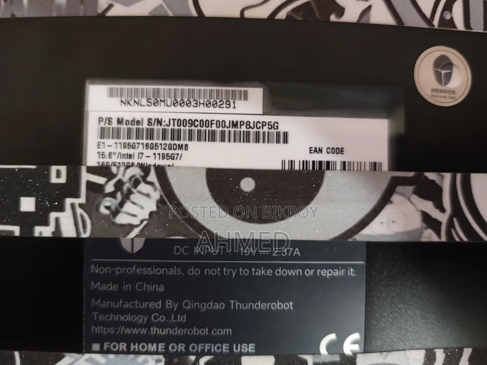 New Laptop 16GB Intel Core I7 SSD 512GB